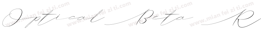 OpticalBeta Regular字体转换